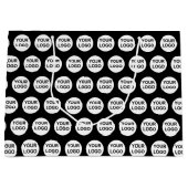 Aangepast Logo-patroon Groot Cadeauzakje (Voorkant)