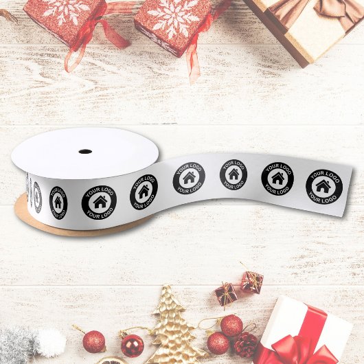 Aangepast Logo Patroon Satin Ribbon Satijnen Lint