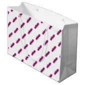 Aangepast Logo Patroontekst promotiegit Groot Cadeauzakje (Achterkant Gekanteld)