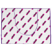 Aangepast Logo Patroontekst promotiegit Groot Cadeauzakje (Achterkant)