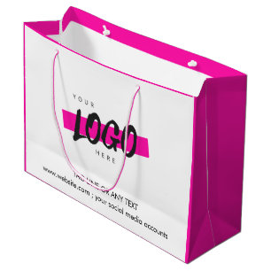 Aangepast Logo Patroontekst promotievak Groot Cadeauzakje