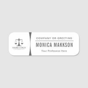 Aangepast logo personeel magnetisch naamplaatje