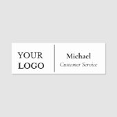 Aangepast Logo Personeel Naamplaatje (Voorkant)