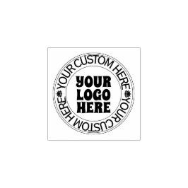 Aangepast logo Persoonlijke zakelijke Elegante Tre Rubberstempel