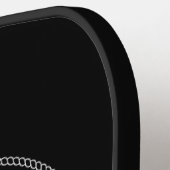 Aangepast logo pickleball paddle (Links Detail)