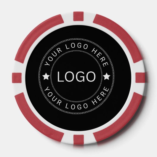 Aangepast logo poker chips (Voorkant)