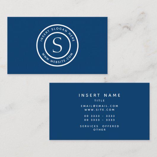 Aangepast Logo Professional Modern Visitekaartje (Voorkant / Achterkant)