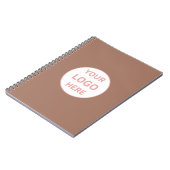 Aangepast logo professioneel bedrijf notitieboek (Linkerzijde)