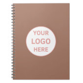 Aangepast logo professioneel bedrijf notitieboek (Voorkant)
