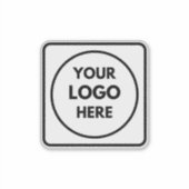 Aangepast Logo | Professioneel Zakelijk Laptopontw Sticker (Voorkant)