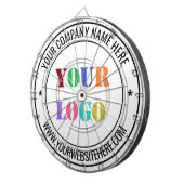 Aangepast Logo promotiedartbord - Aangepaste kleur Dartbord (Voorkant Rechts)