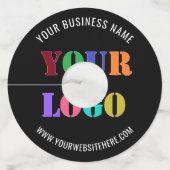 Aangepast Logo promotiemateriaal voor wijn Label v (Achterkant)