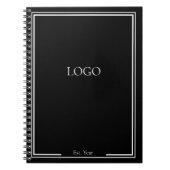 Aangepast logo - promotioneel geschenk voor zakeli notitieboek (Voorkant)