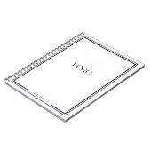 Aangepast logo - promotioneel kantoorcadeau - notitieboek (Linkerzijde)