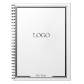 Aangepast logo - promotioneel kantoorcadeau - notitieboek (Voorkant)
