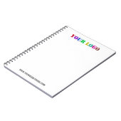 Aangepast Logo promotioneel Notitieboek voor bedri (Linkerzijde)