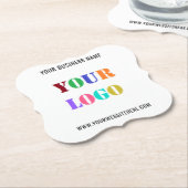 Aangepast Logo promotioneel Onderzetter voor bedri (Gekanteld)