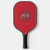 Aangepast logo promotioneel rood pickleball paddle (Voorkant)