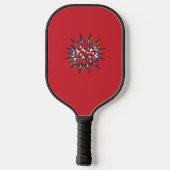 Aangepast logo promotioneel rood pickleball paddle (Achterkant)