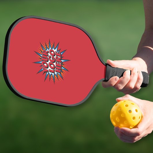 Aangepast logo promotioneel rood pickleball paddle