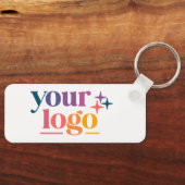 Aangepast Logo QR Code Merk Sleutelhanger (Voorkant)