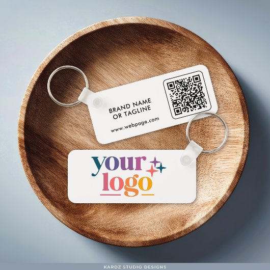 Aangepast Logo QR Code Merk  Sleutelhanger