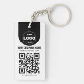Aangepast Logo & QR Code Sleutelhanger | Zakelijke (achterkant)