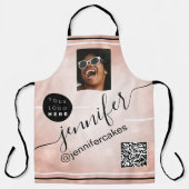 Aangepast Logo QR Menu CODE Restaurant Roos van de Schort (Voorkant)