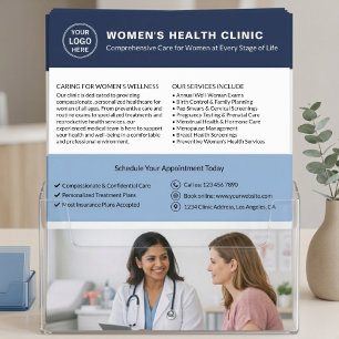 Aangepast logo QR Vrouwenkliniek Flyer