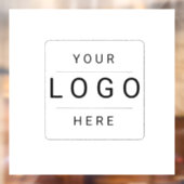 Aangepast logo raamsticker (Vel 2)