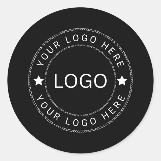 Aangepast logo ronde sticker (Voorkant)