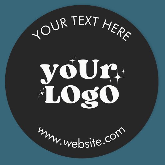Aangepast logo ronde sticker