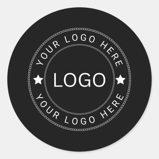 Aangepast logo ronde sticker (Voorkant)
