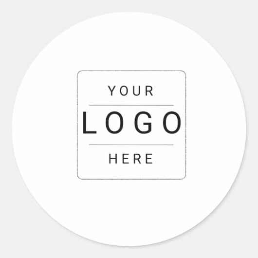 Aangepast logo ronde sticker (Voorkant)