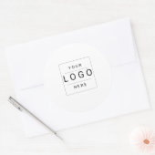 Aangepast logo ronde sticker (Envelop)