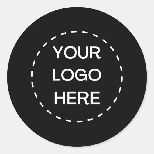 Aangepast logo ronde sticker (Voorkant)