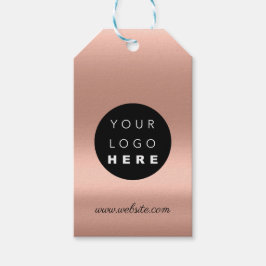 Aangepast Logo Roos Cadeaulabel