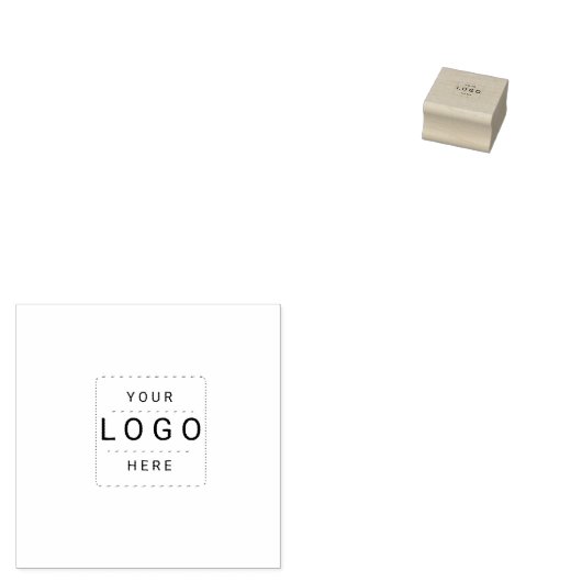 Aangepast logo rubberstempel (Gestempeld)