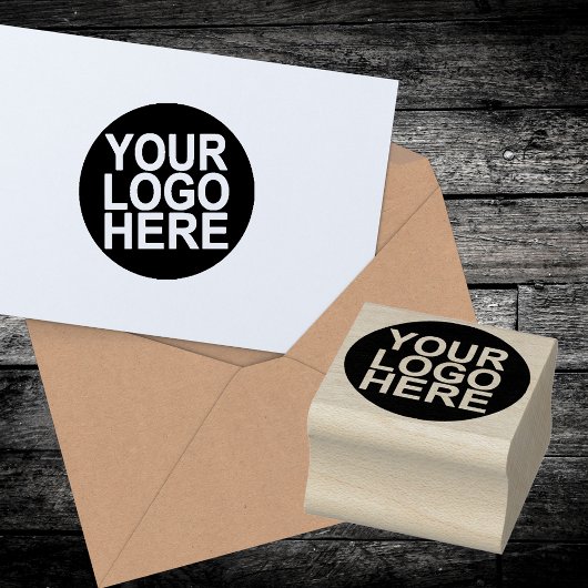Aangepast logo rubberstempel