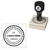 Aangepast LOGO Rubberstempel (Gestempeld)
