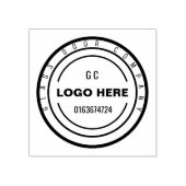Aangepast LOGO Rubberstempel (Afrduk)