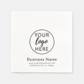 Aangepast Logo Servet (Voorkant)