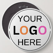 Aangepast Logo Simpele Pin/ Ronde Button 6,0 Cm (Voorkant /achterkant)