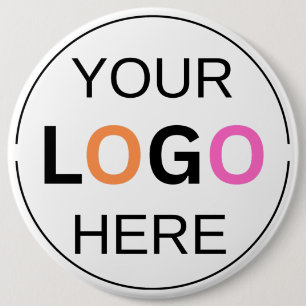 Aangepast Logo Simpele Pin/ Ronde Button 6,0 Cm