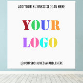 Aangepast Logo Social Media Canvas Voorbeeld (Insitu (Houten vloer))