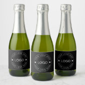 Aangepast logo sparkling wijnetiket (Flessen)