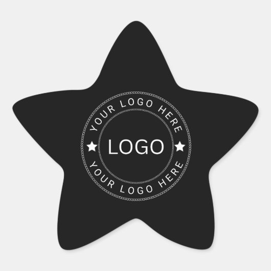 Aangepast logo ster sticker (Voorkant)