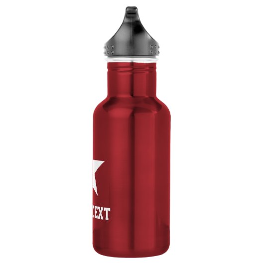 Aangepast logo-sterrensportcadeau voor waterflesje waterfles  (Rechts)