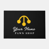 Aangepast logo symbool pandjeshuis deurmat (Voorkant)