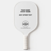 Aangepast Logo Team Event Pickleball Paddle (Voorkant)